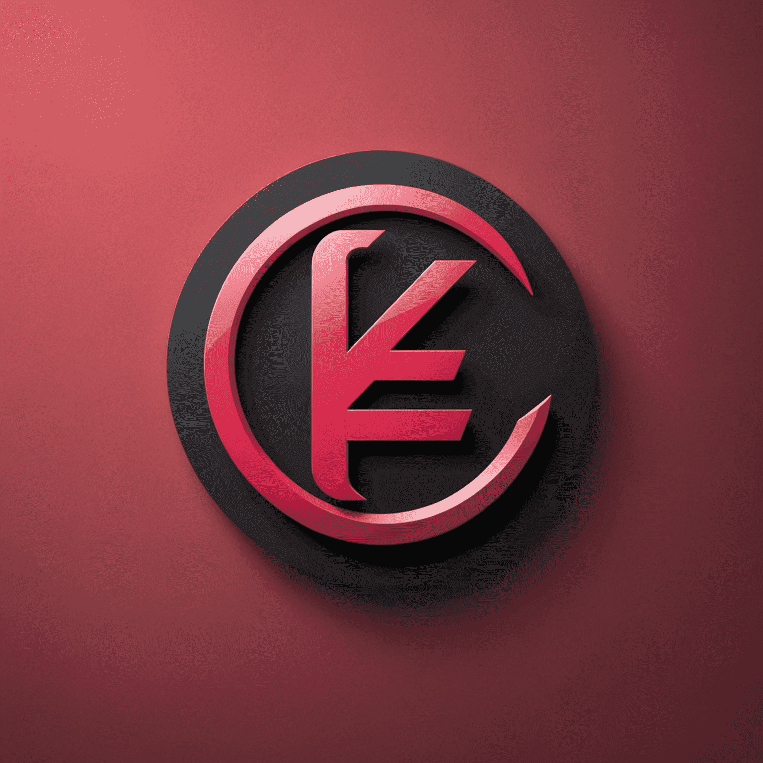 Fortune logo - A stylized 'F' in red with a pink accent, symbolizing web development and creativity