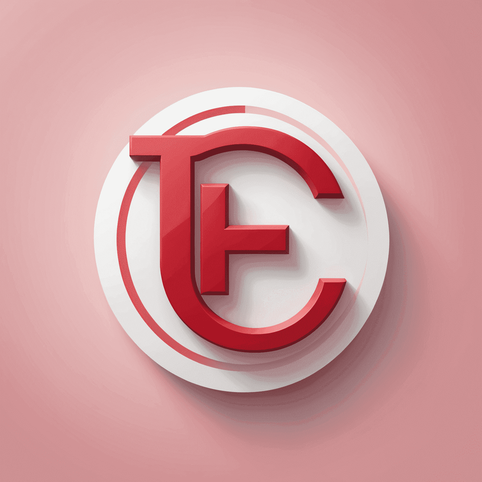 Fortune logo - A stylized 'F' in red with a pink accent, symbolizing web development and creativity
