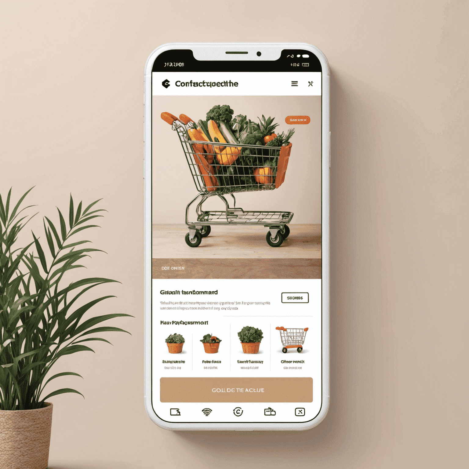 A modern e-commerce website interface showcasing various products, a shopping cart, and secure payment options